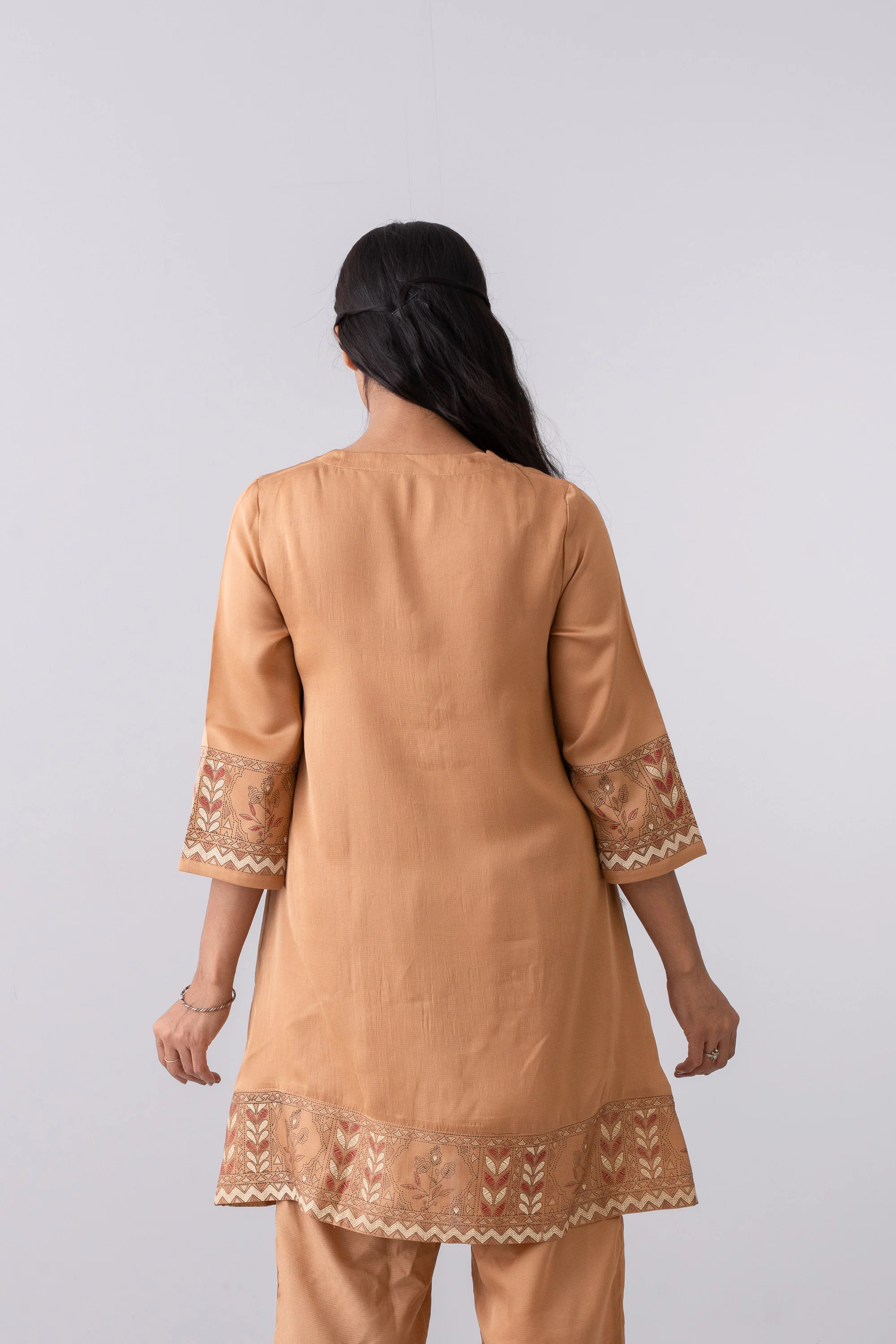 Smart Fit Embroidered Ethnic Kurti - Image 4