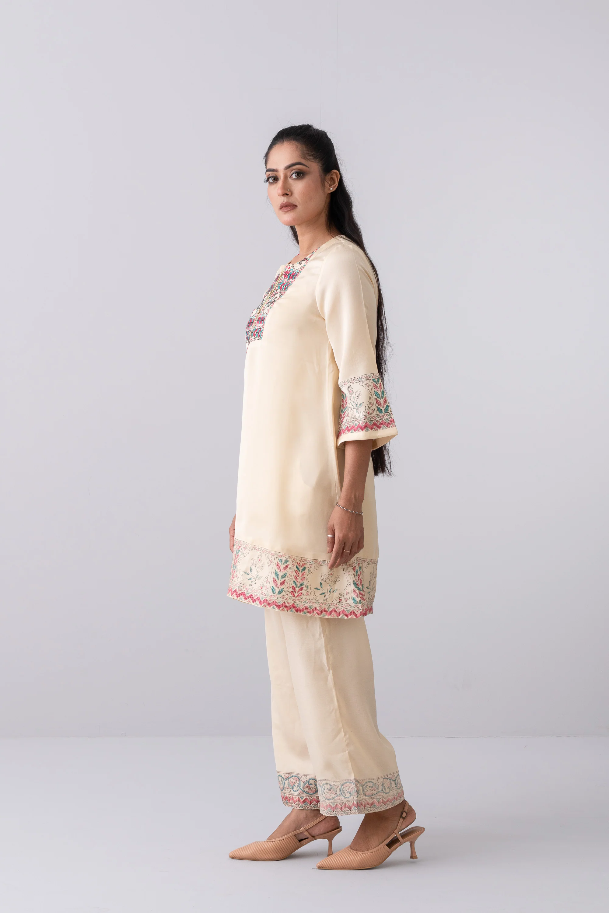 Smart Fit Embroidered Ethnic Kurti - Image 8
