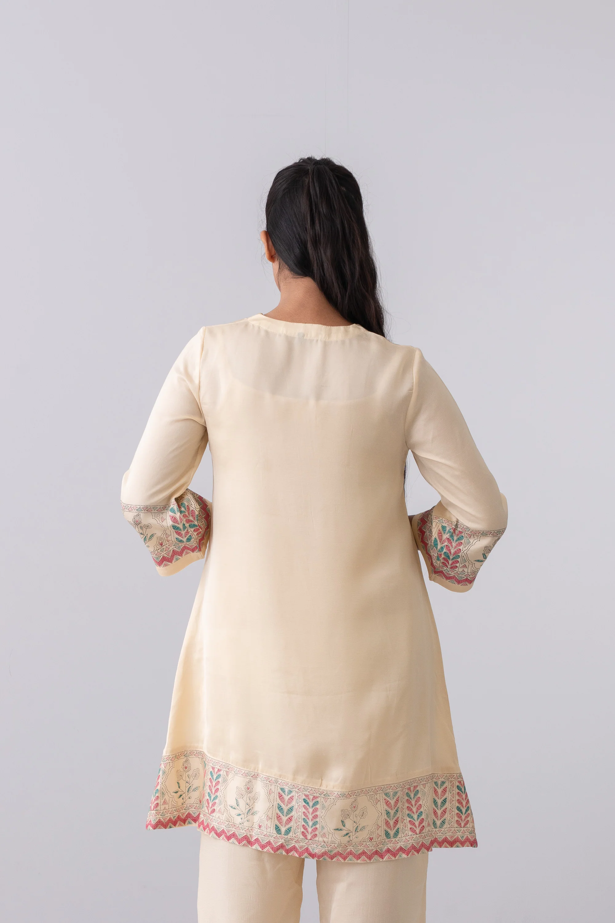 Smart Fit Embroidered Ethnic Kurti - Image 9