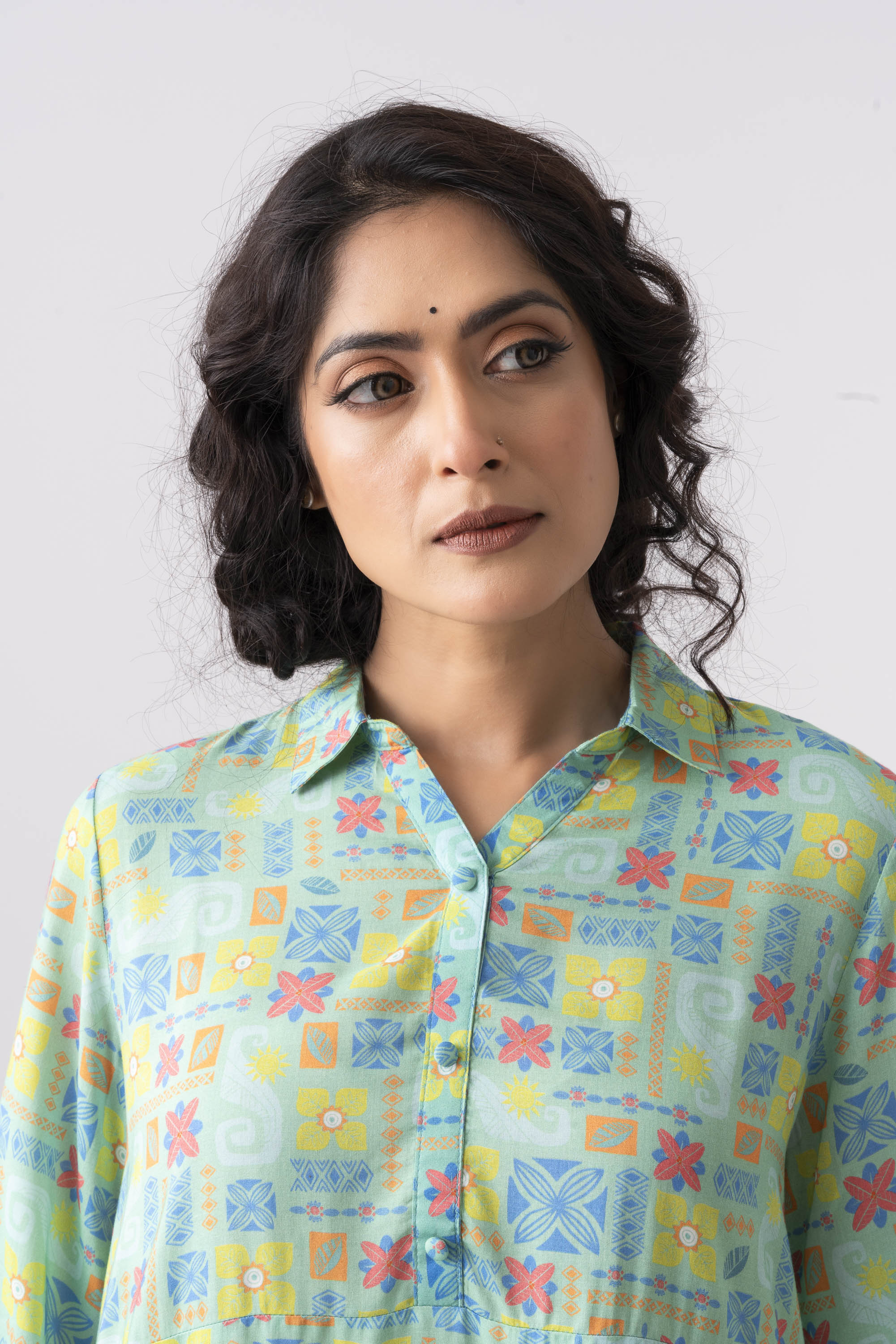 'Moana'-themed Smart Fit Digital Printed Ethnic Kurti - Disney - Image 3