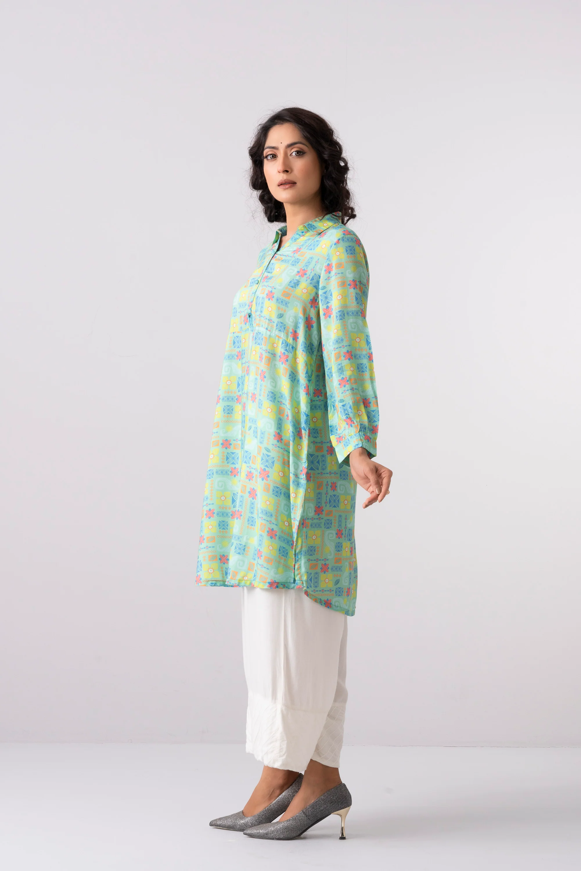 'Moana'-themed Smart Fit Digital Printed Ethnic Kurti - Disney - Image 5
