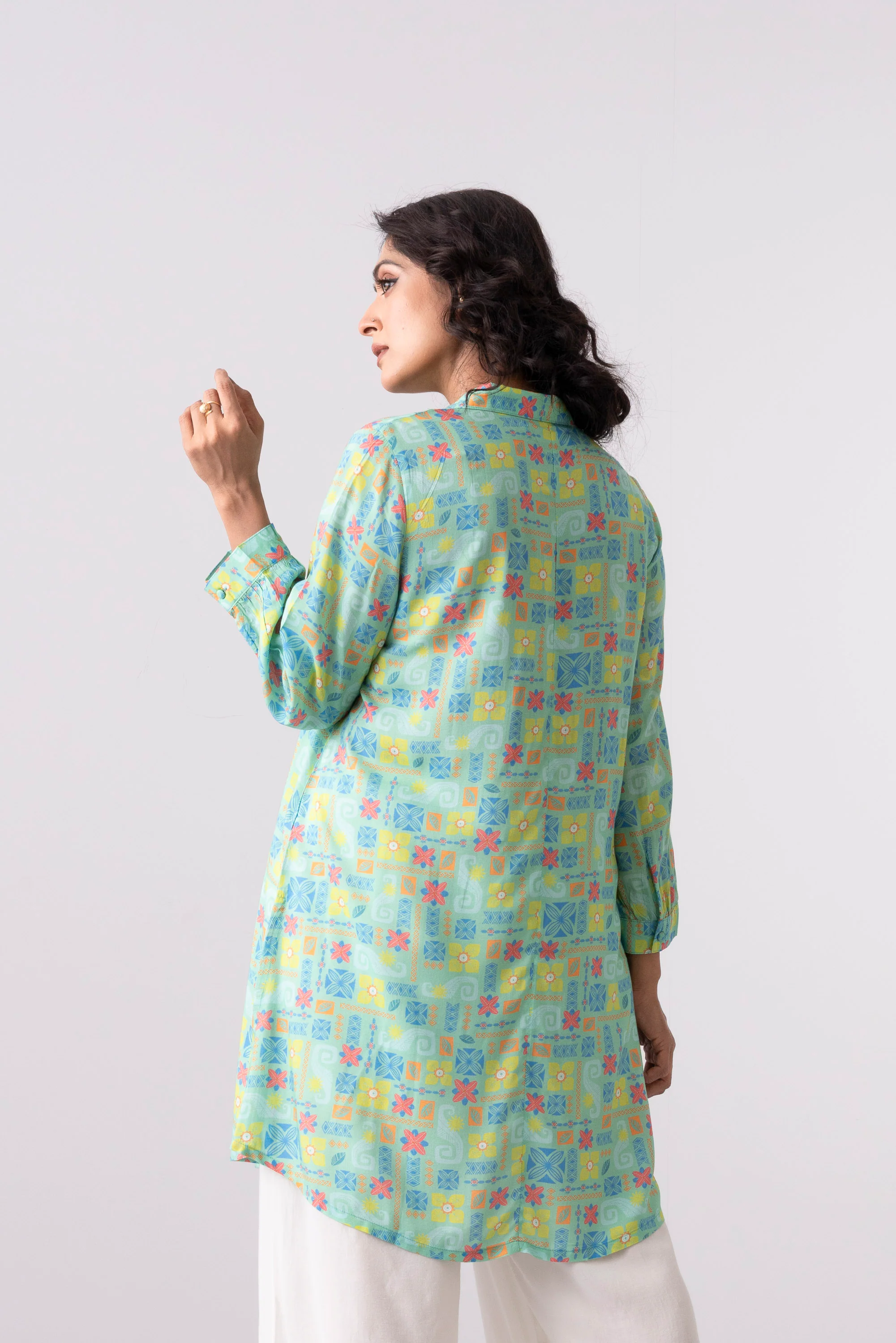 'Moana'-themed Smart Fit Digital Printed Ethnic Kurti - Disney - Image 6