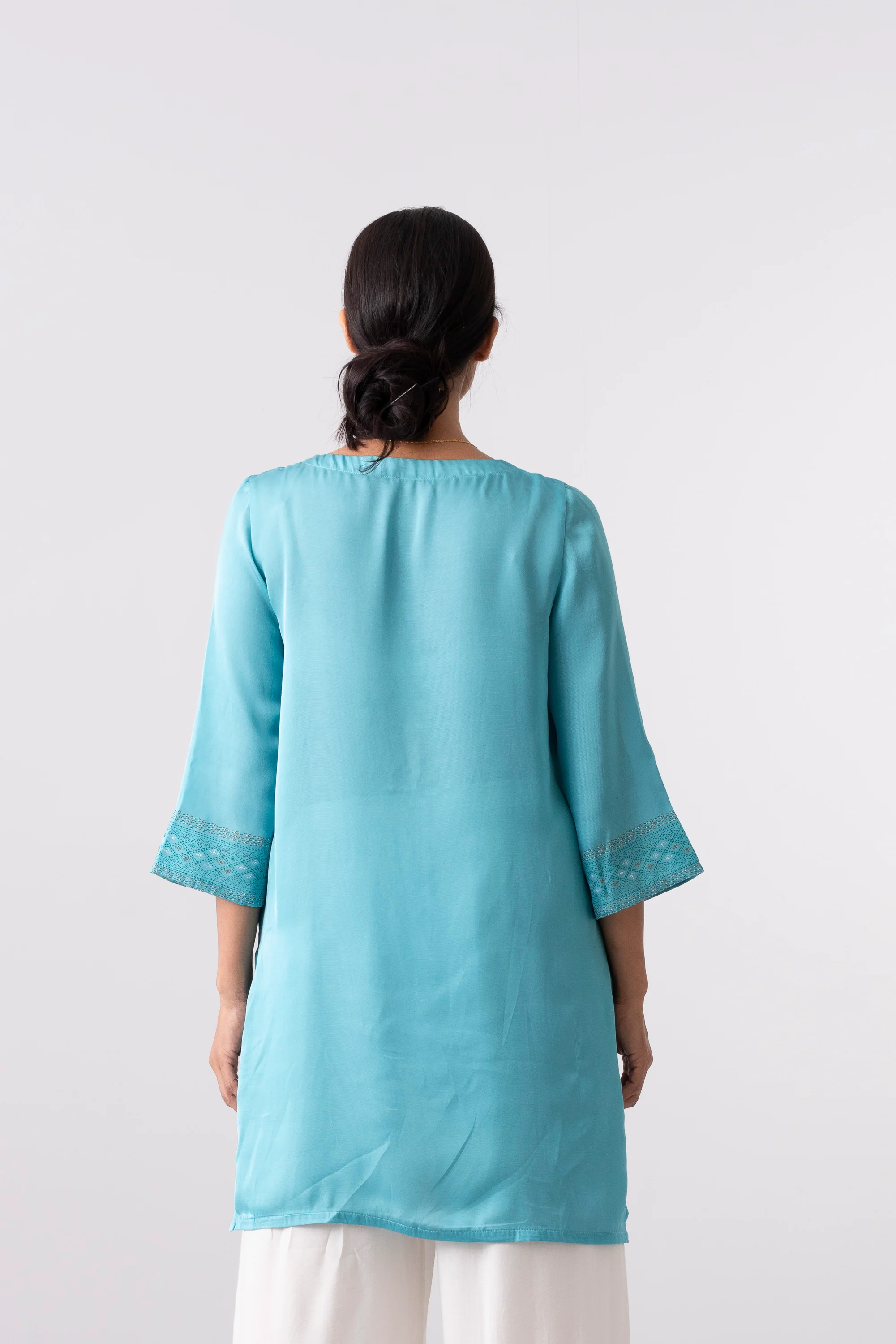 Smart Fit Embroidered Ethnic Kurti - Image 10