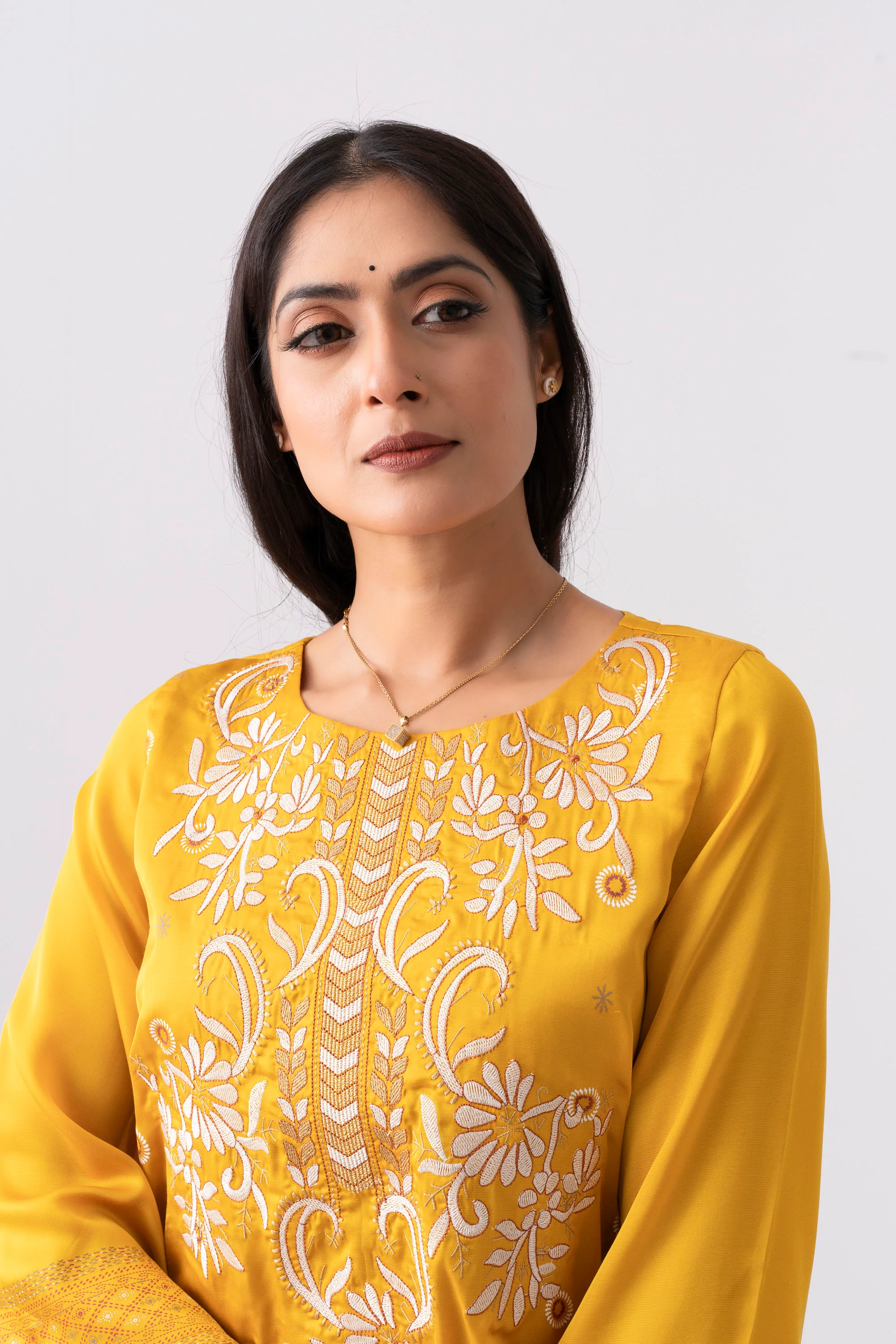 Smart Fit Embroidered Ethnic Kurti - Image 5