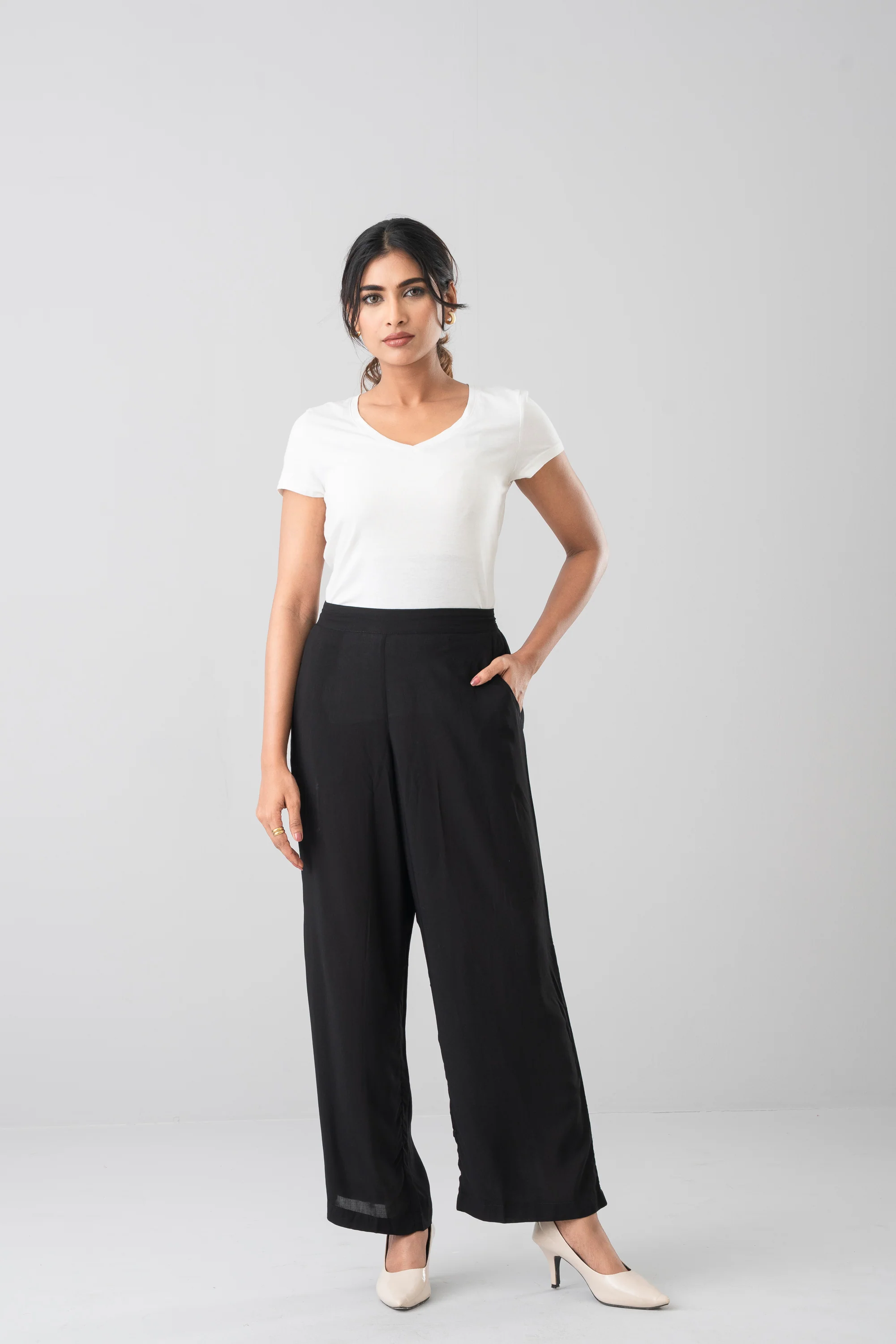 Relaxed Fit Viscose Ethnic Pants - Image 10
