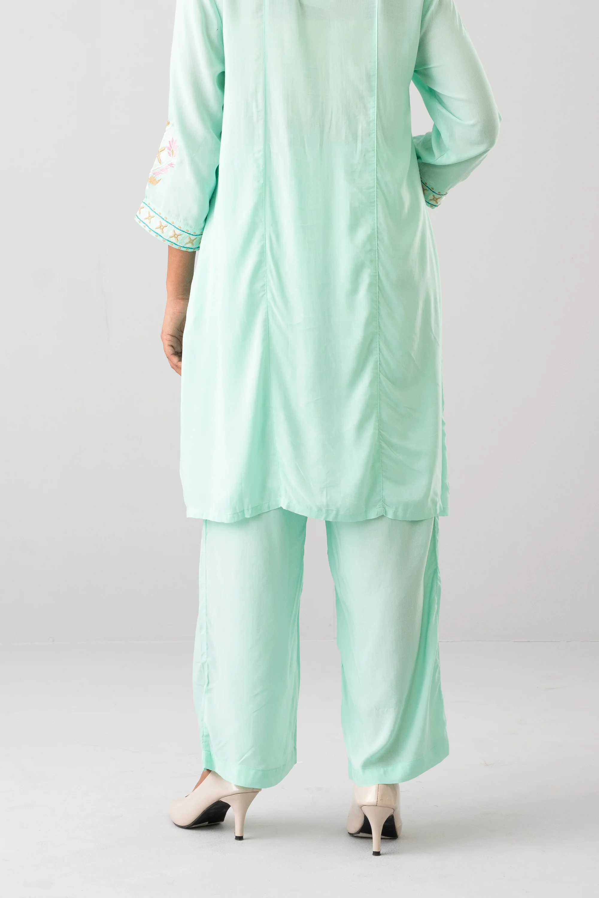 Relaxed Fit Viscose Ethnic Pants - Image 4