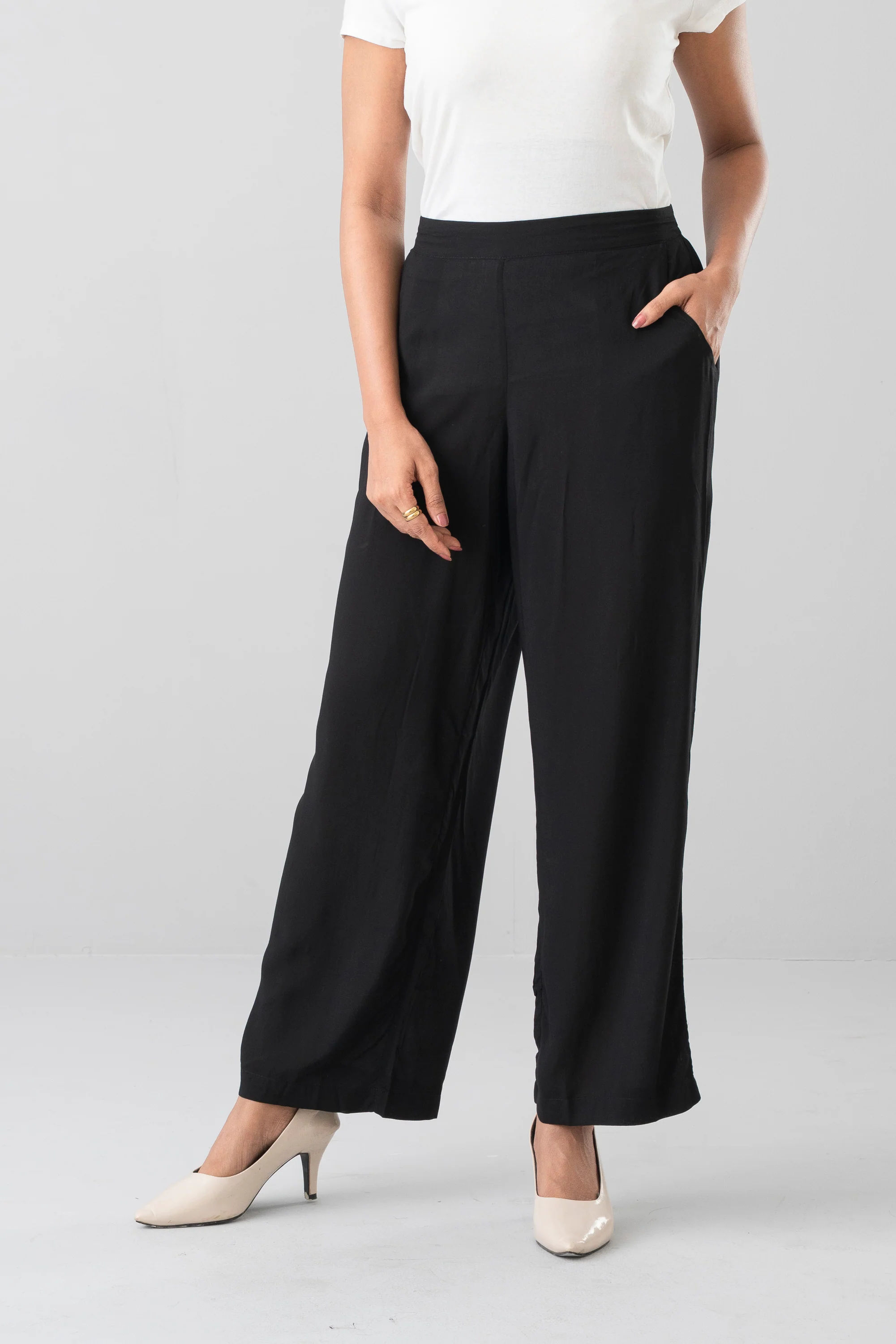 Relaxed Fit Viscose Ethnic Pants - Image 6
