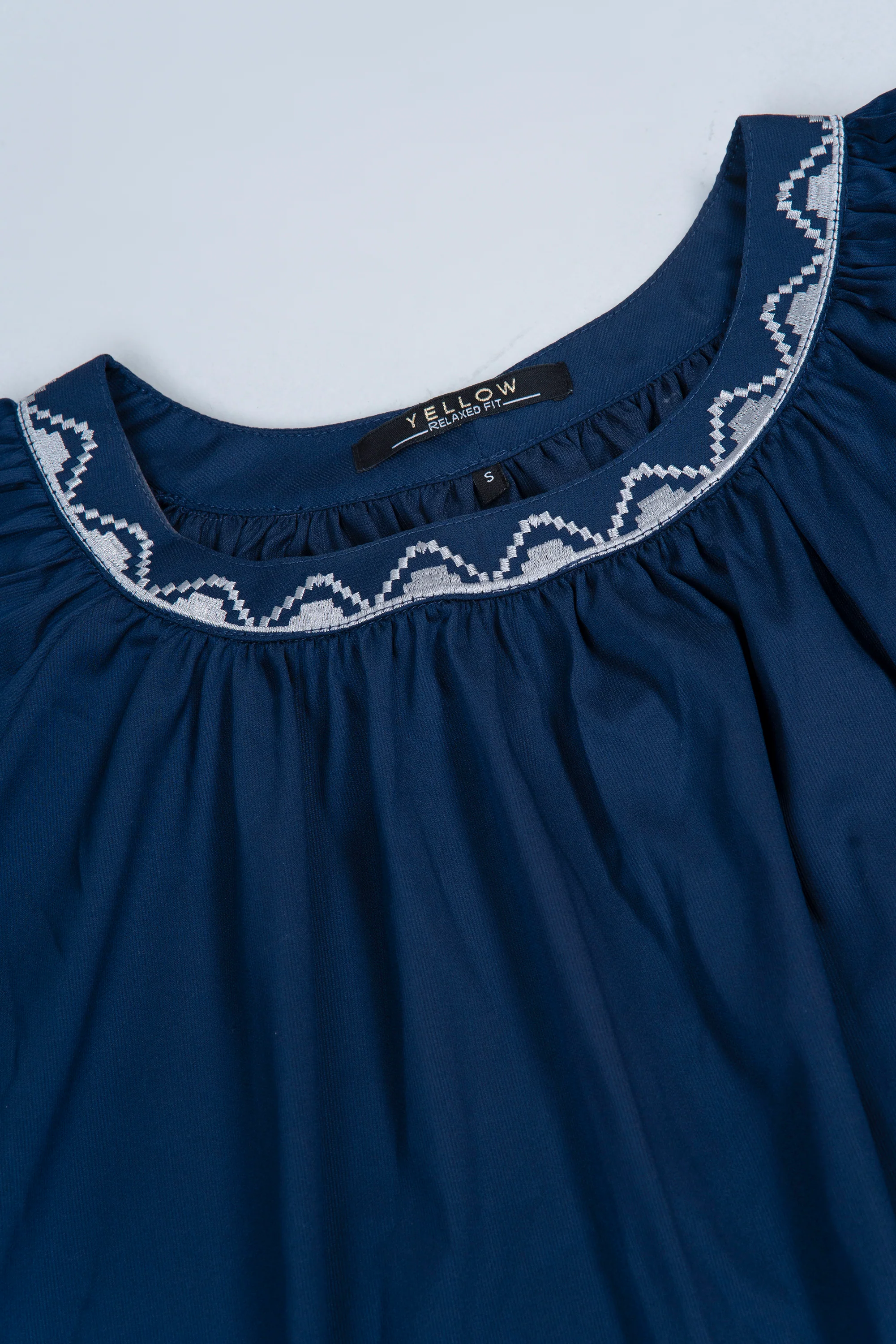 Relaxed Fit Embroidered Fashion Top - Image 6