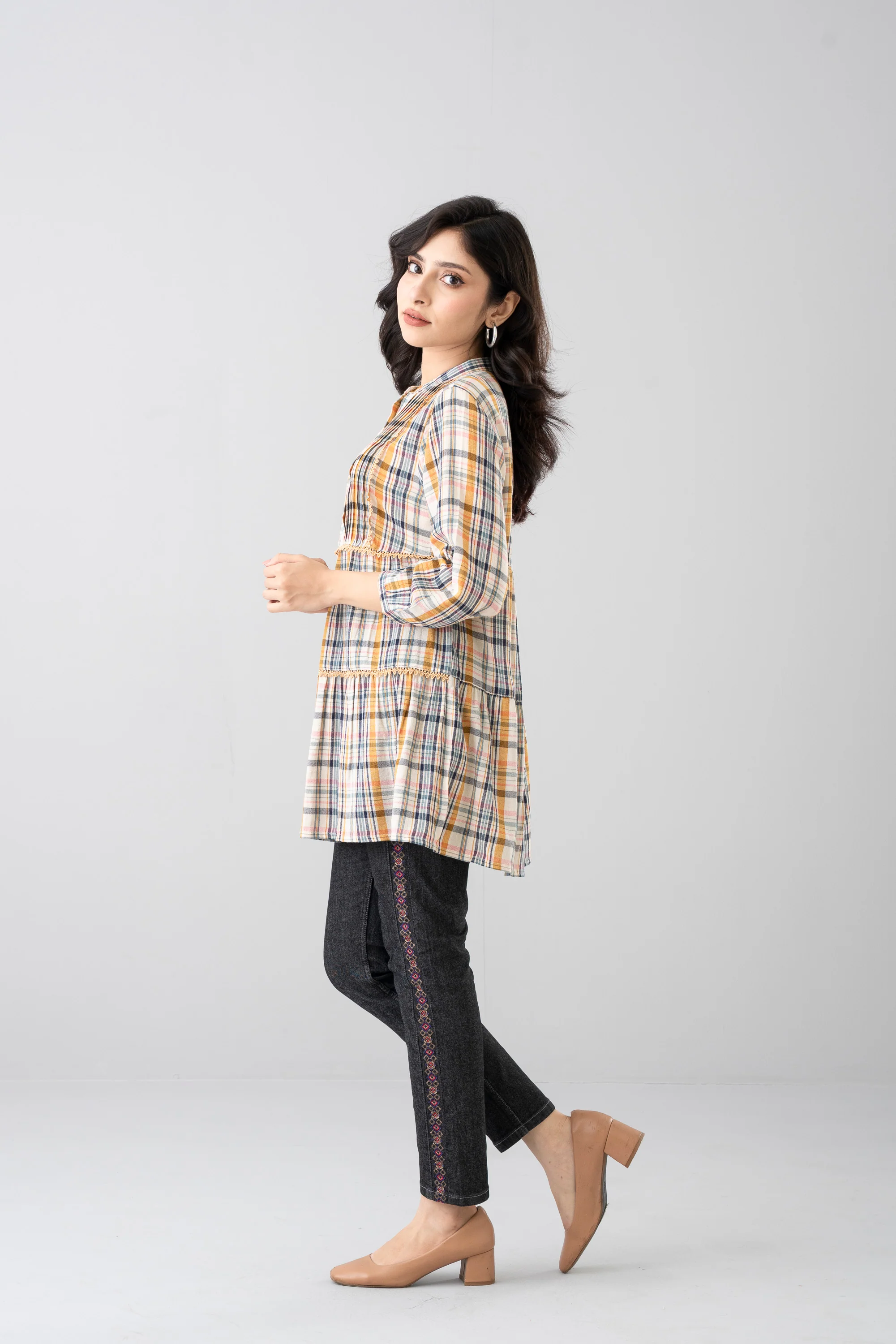 Smart Fit Mid-Length Fashion Top - Image 3