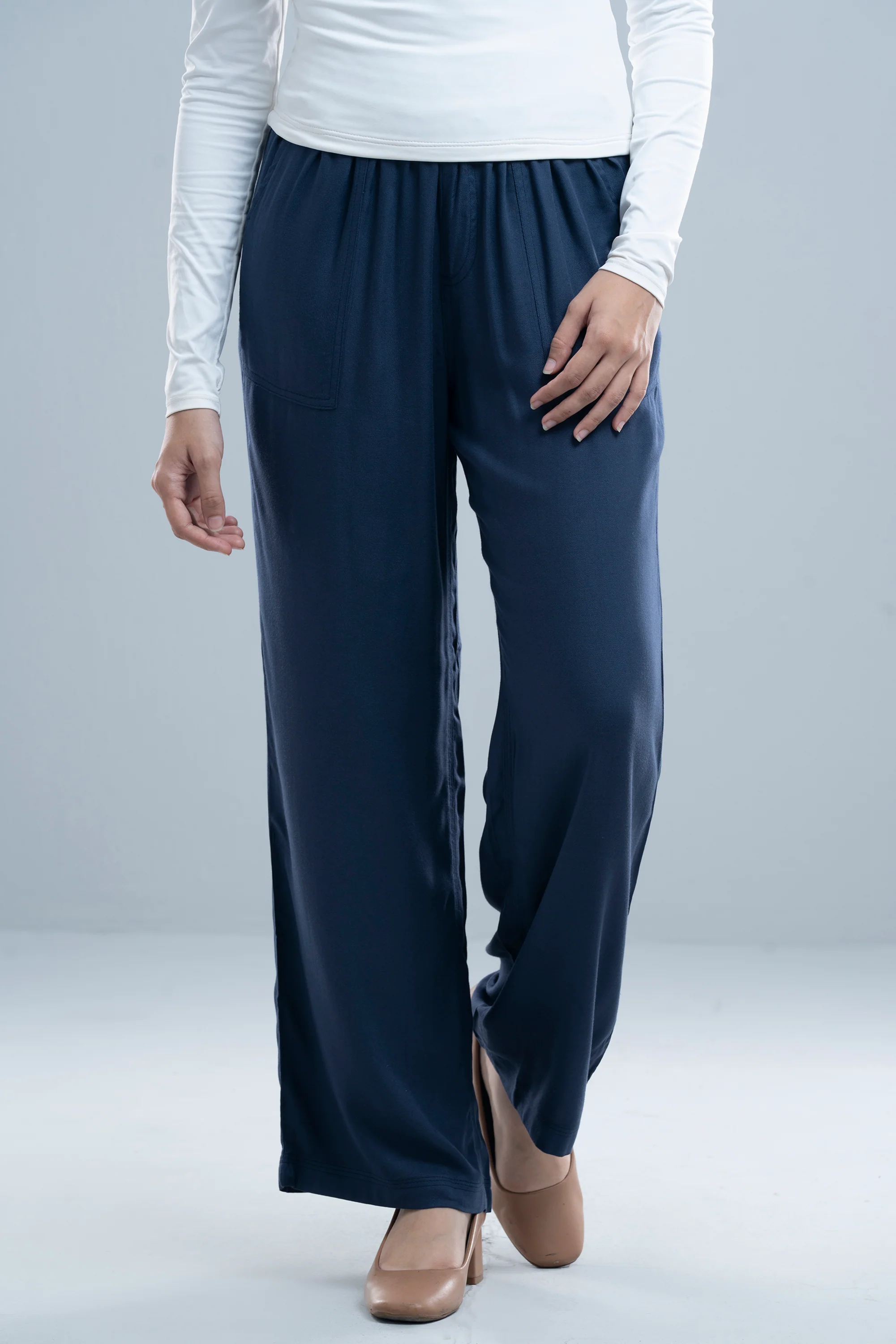 Loose Fit Twill Pants - Image 3