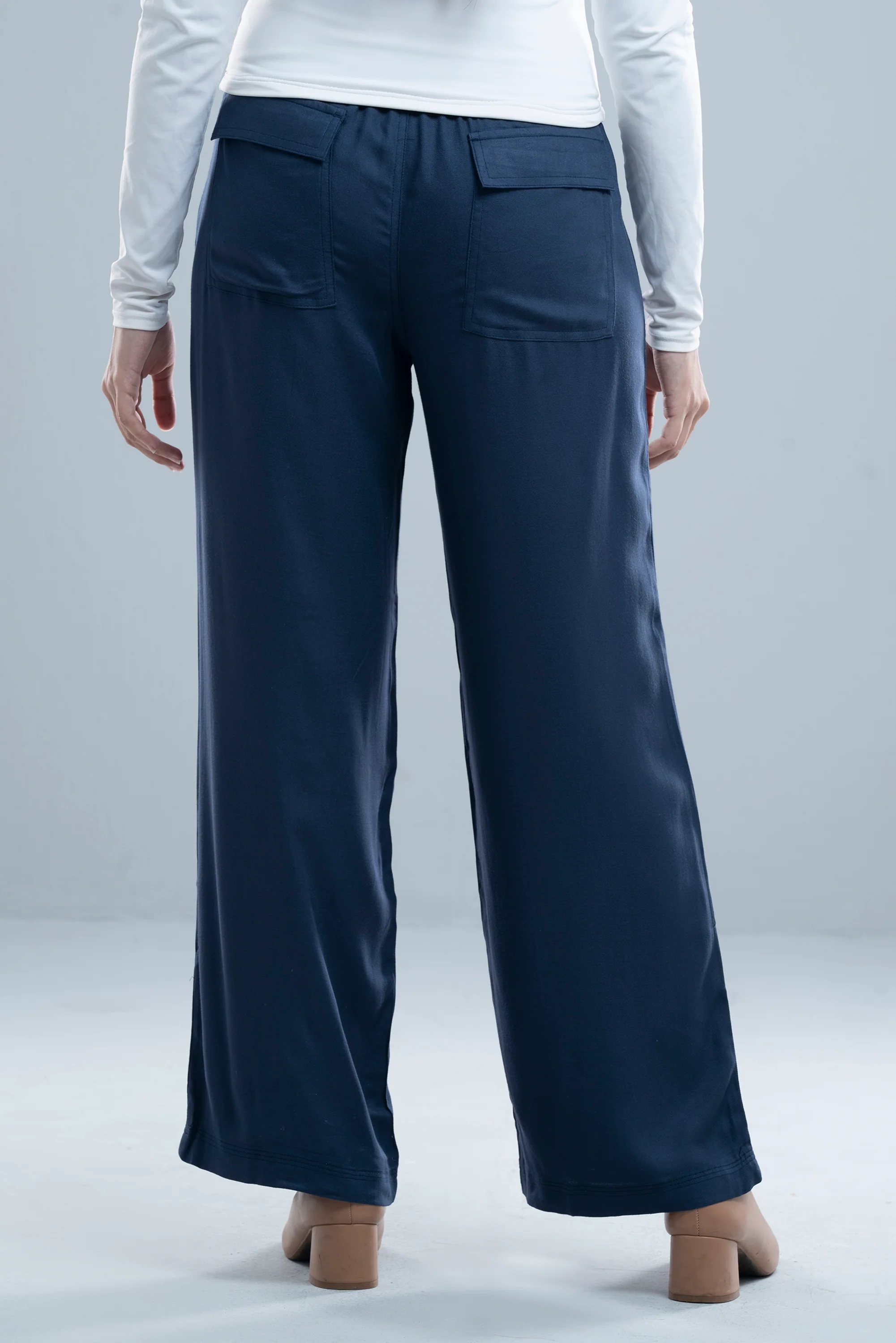 Loose Fit Twill Pants - Image 5