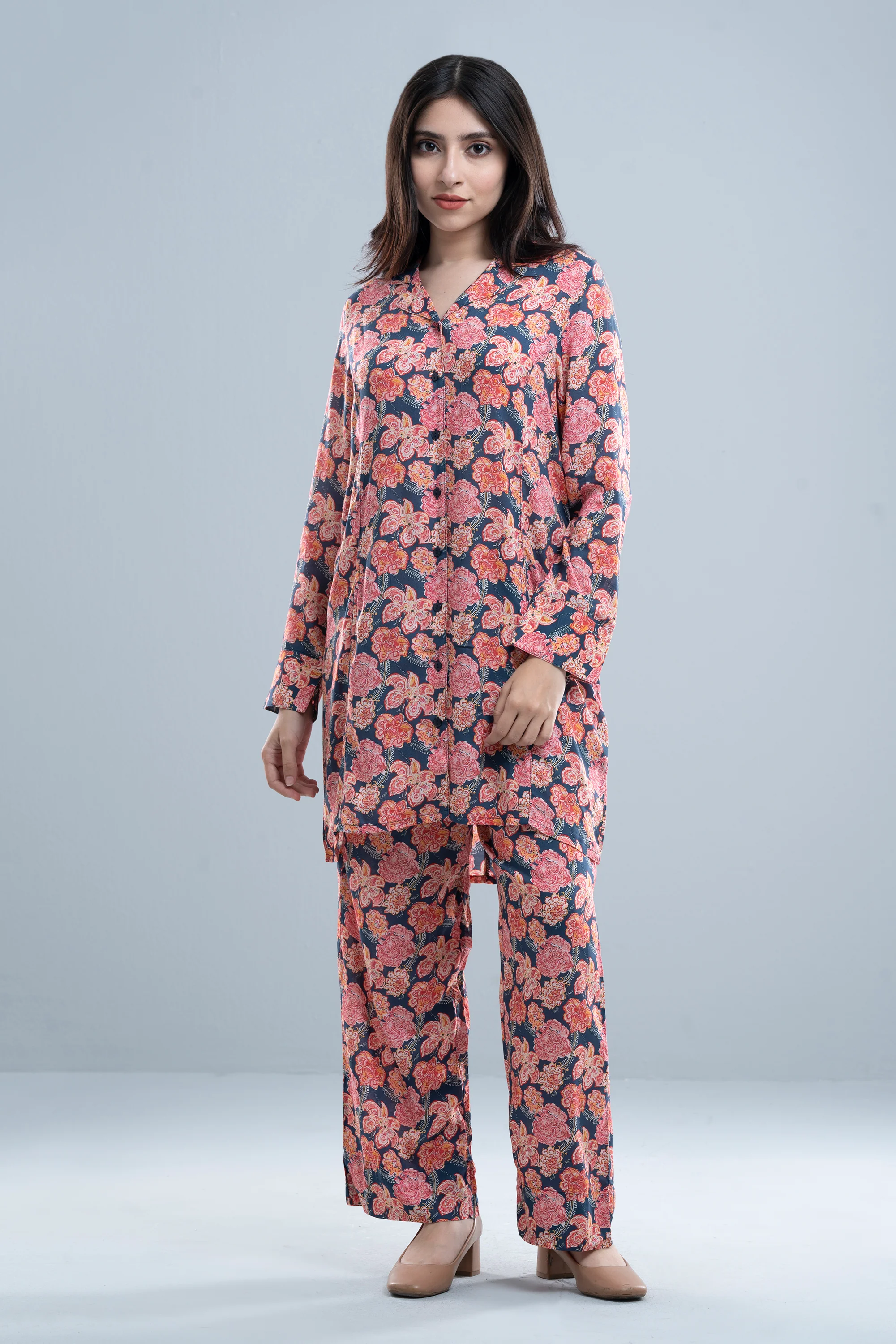 Ultra Soft Floral Co-ord Set - Mystika - Image 3