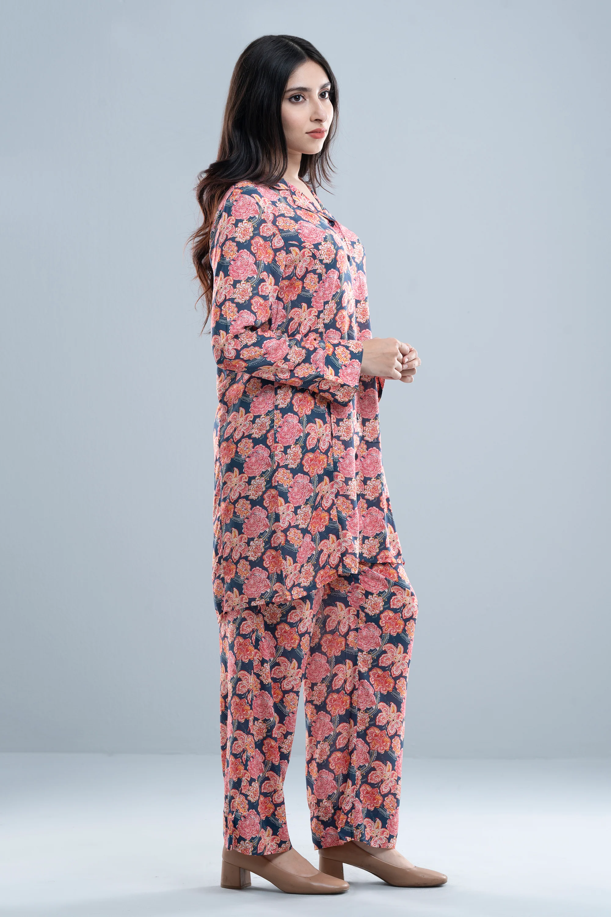 Ultra Soft Floral Co-ord Set - Mystika - Image 4