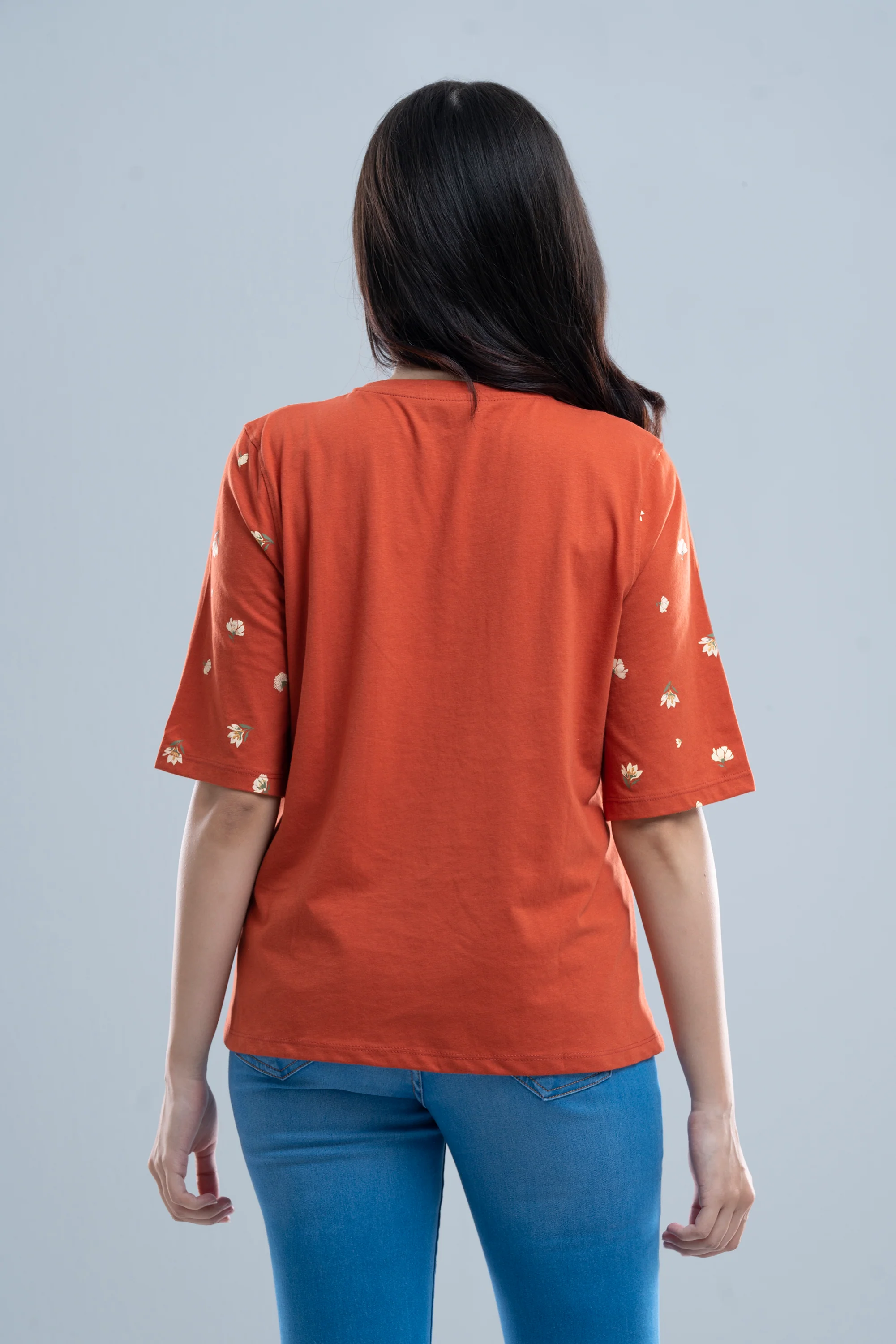 Relaxed Fit Floral Printed T-Shirt - Image 11