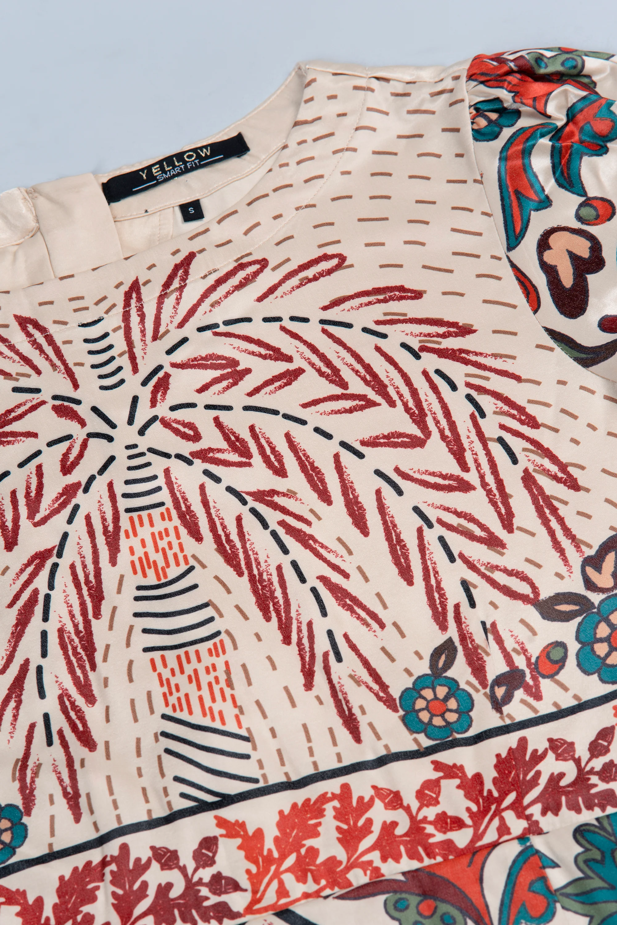 Tropical Printed Long Dress - Image 6